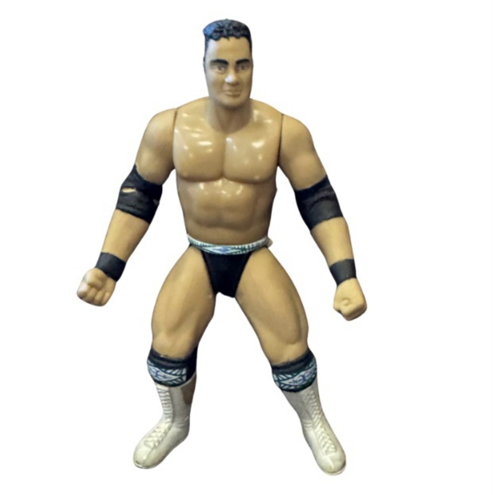 Rocky Maivia Wrestler 1997 JAKKS Pacific Wrestling Action Figure WWE